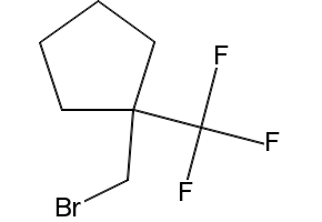 1-Bromooctafluoro-1-(trifluoromethyl)cyclopentane structure, CAS 125112-68-7