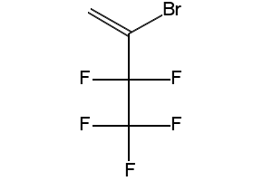 2-Bromo-3,3,4,4,4-pentafluoro-1-butene structure, CAS 68318-95-6