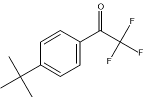 4'-tert-Butyl-2,2,2-trifluoroacetophenone structure, CAS 73471-97-3