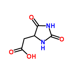 5-Hydantoinaceticacid structure, CAS 5427-26-9