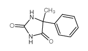 5-Methyl-5-phenylhydantoin structure, CAS 6843-49-8