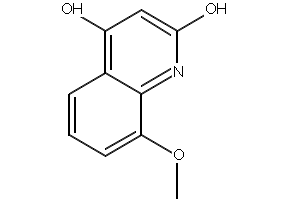 2,4-Dihydroxy-8-methoxyquinoline structure, CAS 7224-68-2