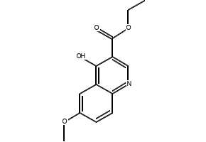 Ethyl4-hydroxy-6-methoxyquinoline-3-carboxylate structure, CAS 77156-78-6