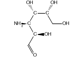 3-Acetamido-3-deoxy-D-glucose structure, CAS 14086-88-5