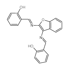 N,N'-Bis-Salicylidene-2,3-Diamino-Benzofuran structure, CAS 15108-19-7