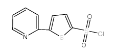 5-(2-Pyridyl)Thiophene-2-SulfonylChloride structure, CAS 151858-64-9