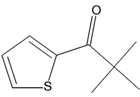 2-(Trimethylacetyl)Thiophene structure, CAS 20409-48-7