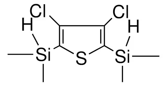 3,4-Dibromo-2,5-Dichlorothiophene structure, CAS 40477-45-0