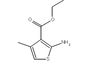 Ethyl2-Amino-4-Methylthiophene-3-Carboxylate structure, CAS 43088-42-2