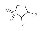 2,3-Dibromosulfolane structure, CAS 53032-08-9