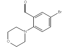5-Bromo-2-(n-morpholino)-benzaldehyde structure, CAS 742099-65-6