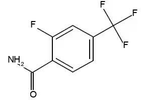 2-Fluoro-4-(trifluoromethyl)benzamide structure, CAS 207853-64-3