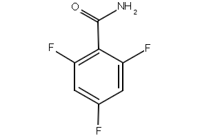 2,4,6-Trifluorobenzamide structure, CAS 82019-50-9
