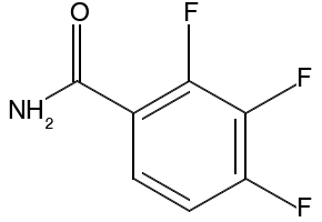 2,3,4-Trifluorobenzamide structure, CAS 207919-09-3