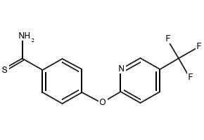 4-[5-(Trifuoromethyl)-2-pyridyl]oxy)-1-carbothioamide structure, CAS 175277-02-8