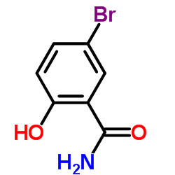 5-Bromosalicylamide structure, CAS 6329-74-4