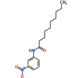 Decanoylm-nitroaniline structure, CAS 72298-61-4