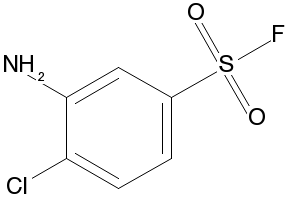 3-Amino-4-chlorobenzenesulfonylfluoride structure, CAS 368-72-9