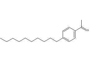 1-(4-Decylphenyl)ethan-1-one structure, CAS 37593-06-9
