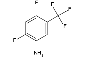 2,4-Difluoro-5-(trifluoromethyl)aniline structure, CAS 261944-56-3