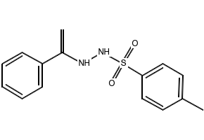 Acetophenonetosylhydrazone structure, CAS 4545-21-5