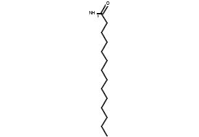 N-Tetradecanamide structure, CAS 638-58-4