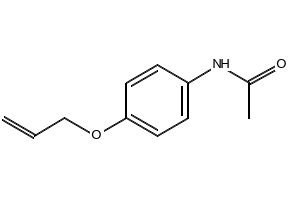 4-Allyloxyacetanilide structure, CAS 6622-73-7