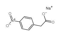 4-Nitrophenylaceticacidsodiumsalt structure, CAS 7063-24-3