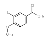 3-Iodo-4methoxyacetophenone structure, CAS 79324-77-9
