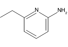 2-Amino-6-ethylpyridine structure, CAS 21717-29-3