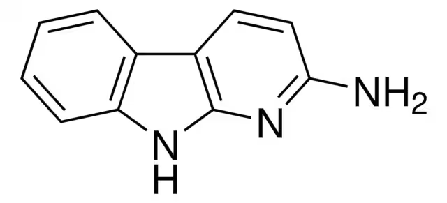 2-Amino-9H-pyrido[2,3-B]indole structure, CAS 26148-68-5