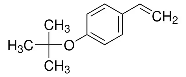 4-t-Butoxystyrene structure, CAS 95418-58-9