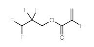2,2,3,3-Tetrafluoropropyl2-fluoroacrylate structure, CAS 96250-37-2