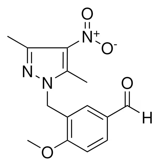 3-(3,5-Dimethyl-pyrazol-1-ylmethyl)-4-methoxy-benzaldehyde structure, CAS 436086-91-8