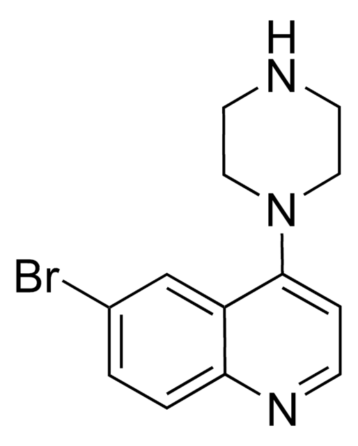 6-Bromo-4-(piperazin-1-yl)quinoline structure, CAS 474707-24-9