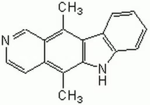 5,11-Dimethylpyrido[4,3-B]carbazole structure, CAS 519-23-3