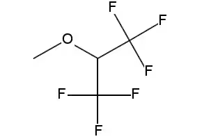 Hexafluoroisopropylmethylether structure, CAS 27215-56-1