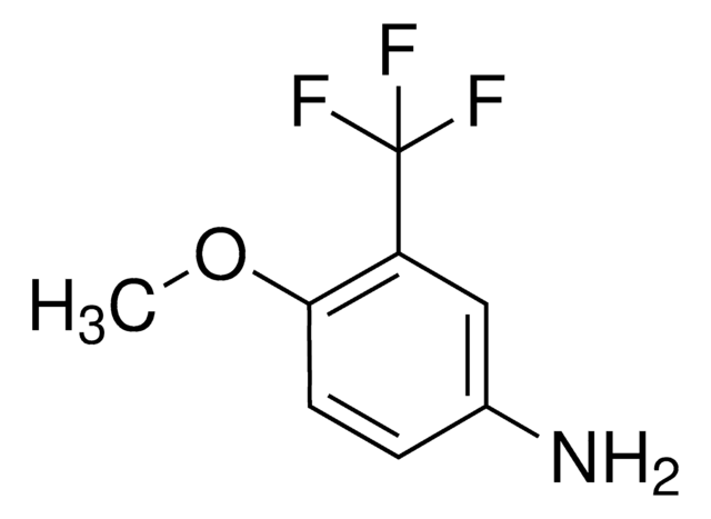 3-Amino-6-methoxybenzotriflyoride structure, CAS 393-15-7