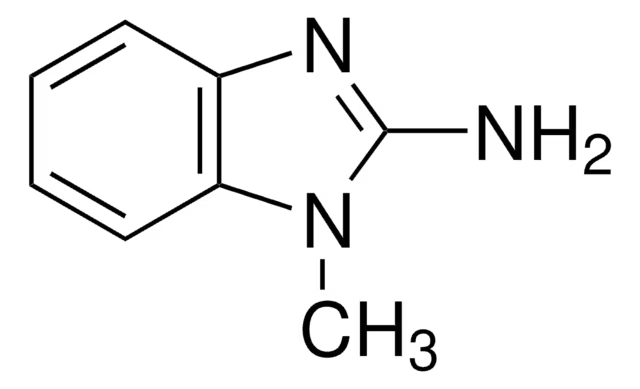 2-Amino-1-methylbenzimidazole structure, CAS 1622-57-7