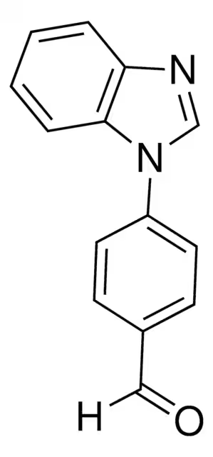 4-(1H-1,3-Benzimidazol-1-yl)benzenecarbaldehyde structure, CAS 90514-72-0