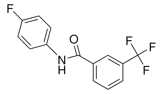 N-4-Fluorophenyl-3-(trifluoromethyl)benzamide structure, CAS 33489-71-3