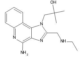 2-Amino-1-methyl-3H-imidazo[4,5-F]quinoline structure, CAS 102408-25-3
