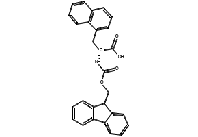 Fmoc-D-1-naphthylalanine structure, CAS 138774-93-3