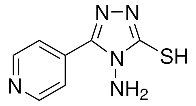 4-Amino-5-pyridin-4-yl-4H-[1,2,4]triazole-3-thiol structure, CAS 36209-51-5