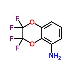 2,2,3,3-Tetrafluoro-5-amino-1,4-benzodioxene structure, CAS 119895-70-4