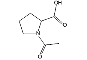 N-Acetyl-DL-proline structure, CAS 1074-79-9