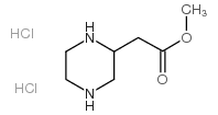 Methyl2-piperazineacetate2HCl structure, CAS 394709-83-2