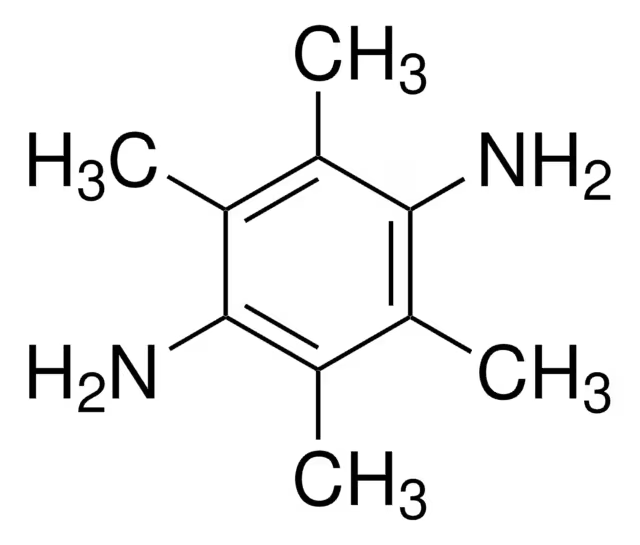 2,3,5,6-Tetramethyl-1,4-phenylenediamine structure, CAS 3102-87-2