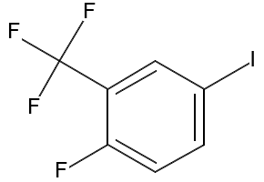 2-Fluoro-5-iodobenzotrifluoride structure, CAS 59382-39-7