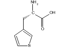 L-3-Thienylalanine structure, CAS 3685-51-6